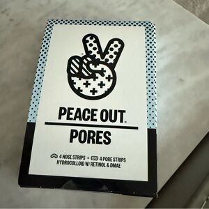 Peace Out PORE MINIMIZING STRIPS NEW